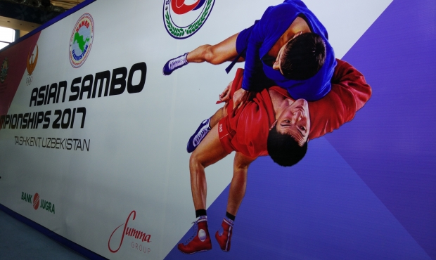 Online Broadcasting of the 1st day of the Asian SAMBO Championships 2017 in Tashkent