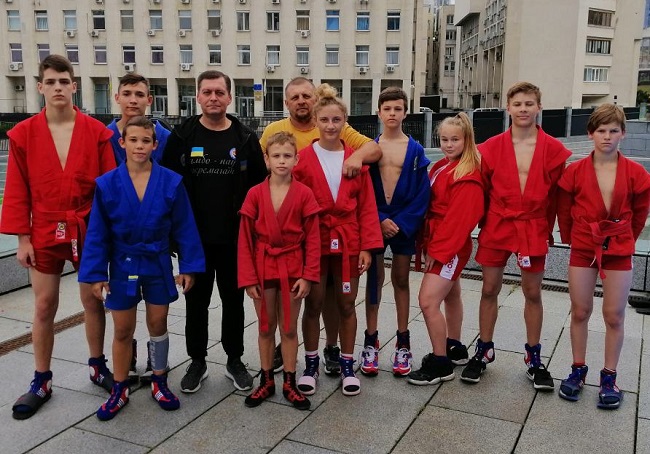 Ukrainian Sambists Performed in the Kiev "Olympiyskiy" Sports Complex