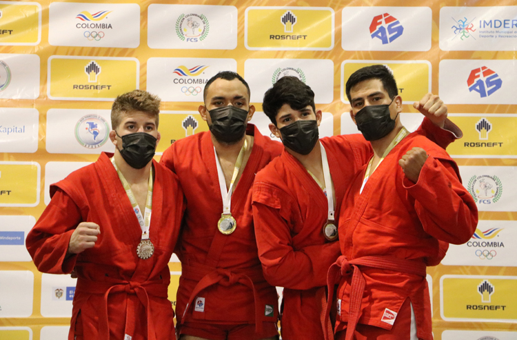Winners of the 1st Day of the Pan American SAMBO Championships in Colombia