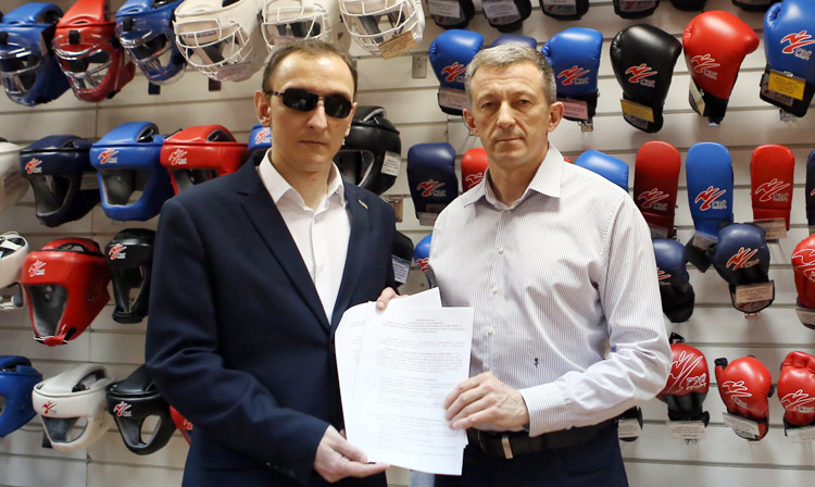 The SAMBO of the Blind Foundation and the RAY-SPORT Company signed a Memorandum of Cooperation and Interaction