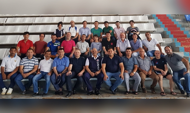 Just before Asian Championships a seminar for referees was held in Tashkent