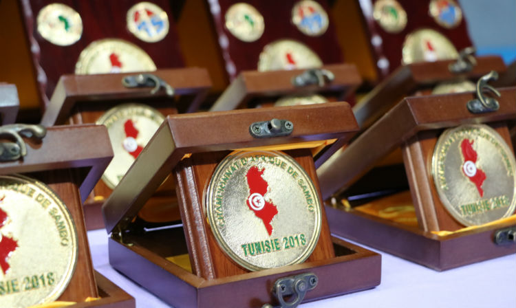 Победители и призеры 1 дня Чемпионата Африки по самбо в Тунисе