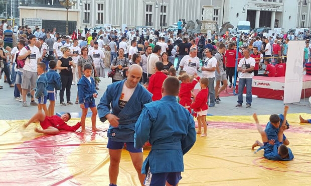 Macedonian Sambo in the European Open Day of Sport program