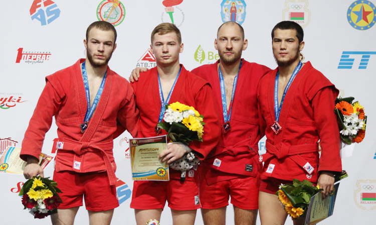 Winners of the 2nd Day of the 2022 Open European SAMBO Cup in Belarus