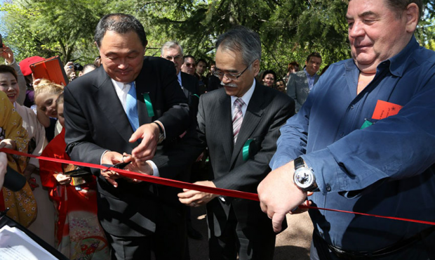 FIAS President Vasiliy Shestakov at Sakura Festival in St. Petersburg