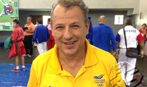 Omar Lopera, the President of the Colombian Sambo Federation