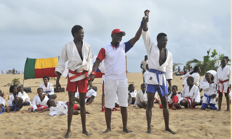 Demonstration of Beach SAMBO was held in the Republic of Benin