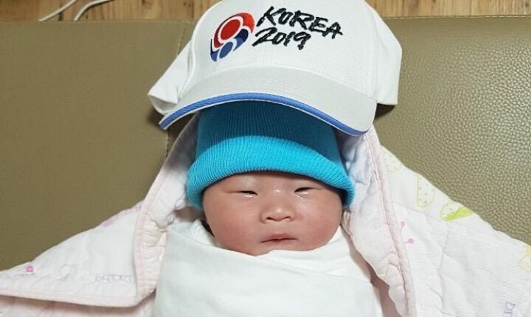 Newborn Baby Named Sambo in Korea