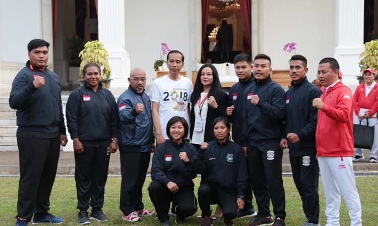 Индонезийские самбисты встретились с президентом своей страны в преддверии Азиатских игр