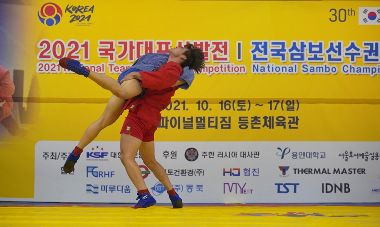 Korean SAMBO Championships was held in Seoul