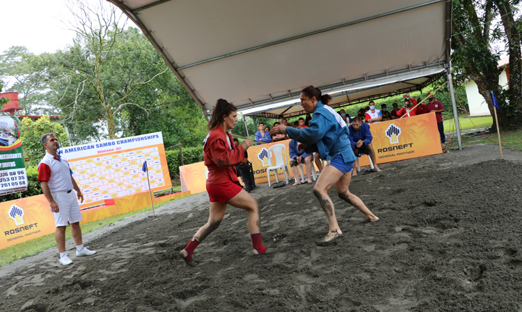 Winners of the Pan American Beach SAMBO Championships in Colombia