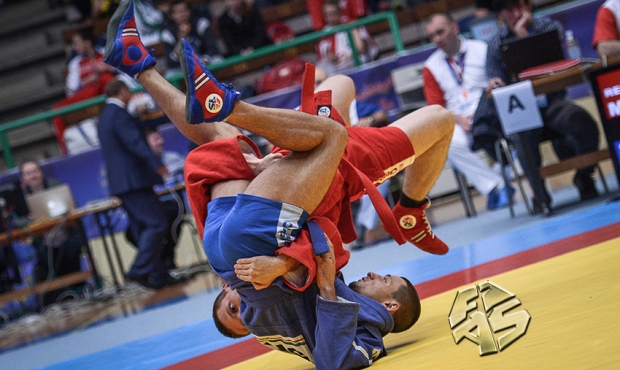 Winners and Prize-Winners of the First Day of the European Sambo Championship 2015