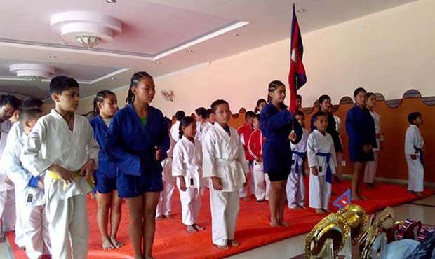 The Nepal Sambo Junior Championship was held in Kathmandu