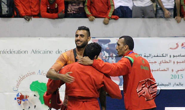 African Sambo Championship 2015 in Casablanca : impressions and emotions of the winners on the first day of the competition