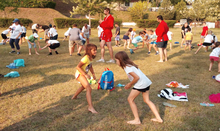 Hungarian Sambists Taught Children Self-Defense Techniques at the Summer Camp