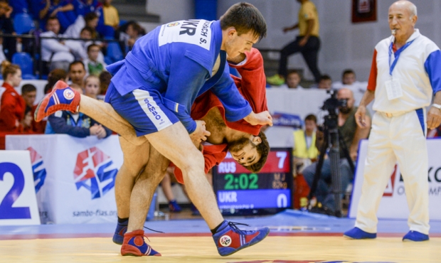 Draw of the 2nd day of the World Youth and Juniors Sambo Championships in Romania