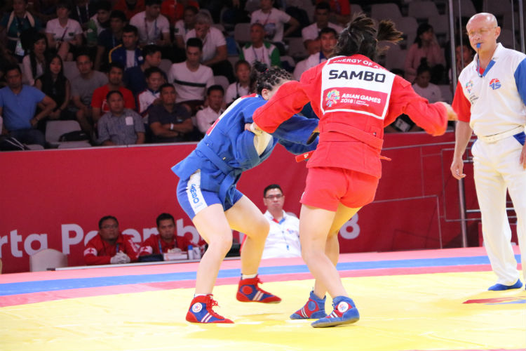 Draw of the Second Day of the SAMBO Tournament at the Asian Games in Jakarta