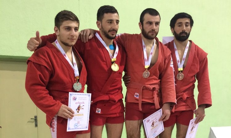 Национальный чемпионат по самбо прошел в Грузии