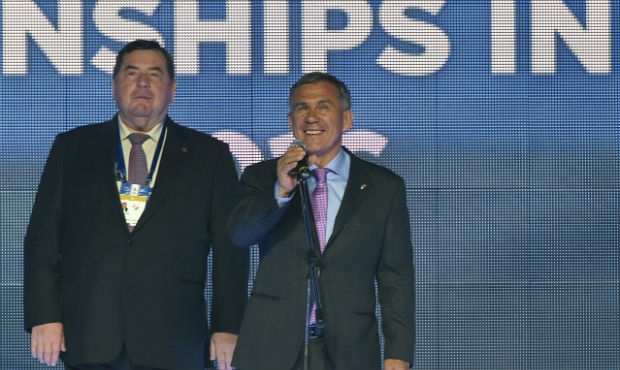 Президент Татарстана на открытии Чемпионата Европы по самбо в Казани