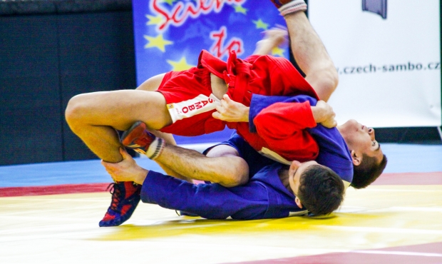 Winners of the 1 Day of the European Youth and Junior Sambo Championships in Prague