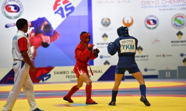 Online Broadcasting of the 3rd day of the Asian SAMBO Championships 2017 in Tashkent