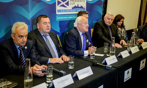 Press Conference for the President's Sambo Cup in Edinburgh