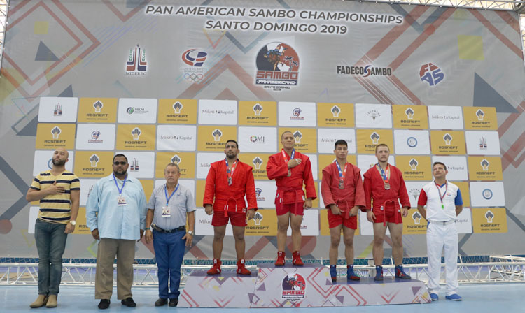 Medalists of the 2nd Day of the Pan American SAMBO Championships