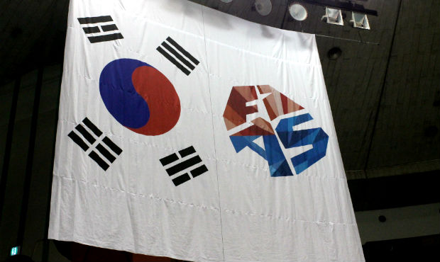 Сборная Кореи по самбо на молодежном Первенстве мира по самбо 2014 [видео]