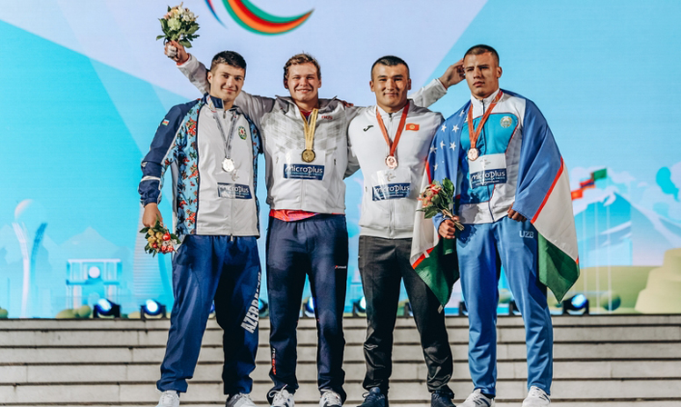 Winners of the 1st Games of the CIS countries (SAMBO)