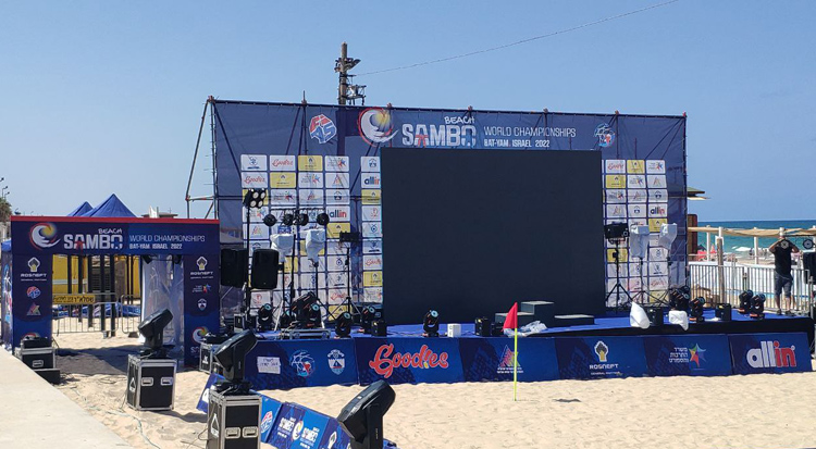 Draw of the 1st day of the World Beach SAMBO Championships in Israel