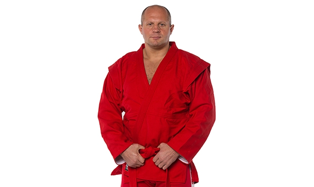 You can try on the Fedor Emelianenko’s sambo uniform at the first European Games