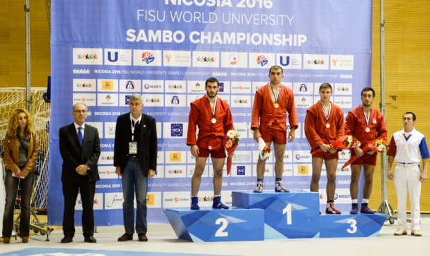 Results of the 1 Day of the World University Sambo Championships 2016 in Nicosia