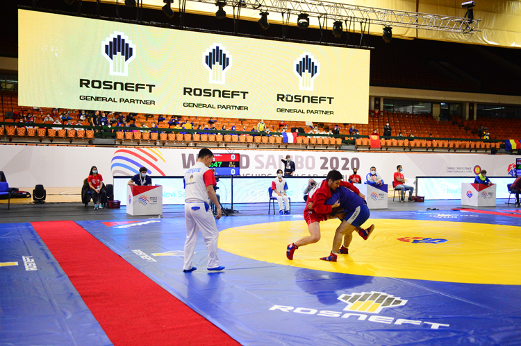 Winners of the 1st Day of the World Youth and Junior SAMBO Championships in Serbia
