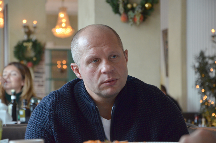 Федор Емельяненко пообедал с победителем акции «Твоя дорога на чемпионат» 