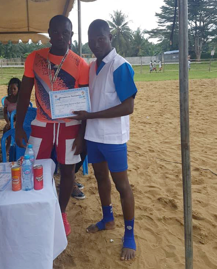 National Beach SAMBO Tournament Was Held in Cameroon