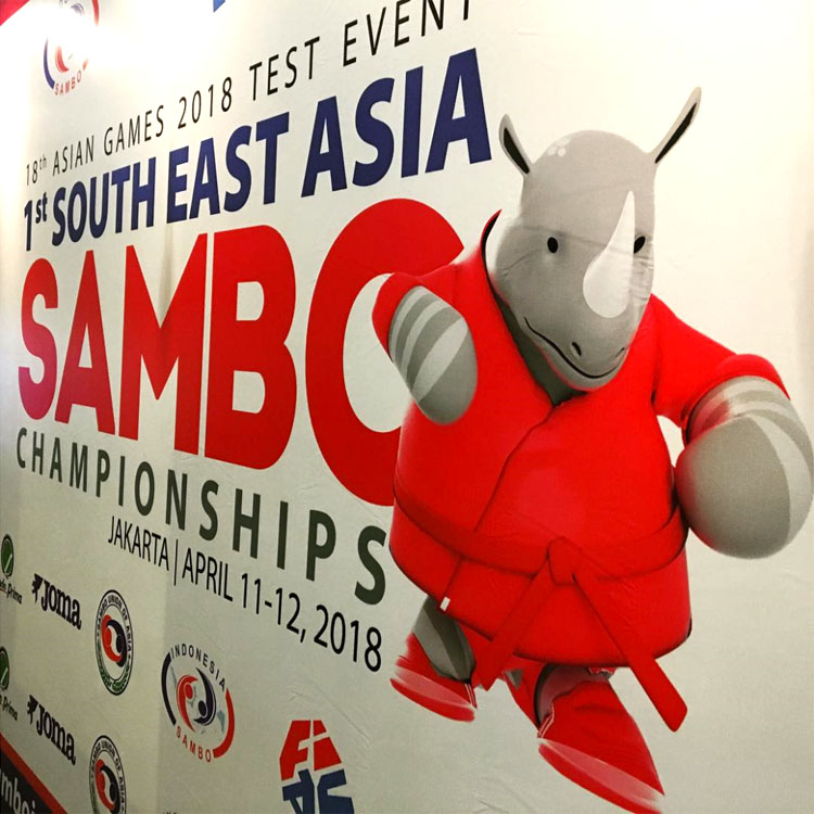 Чемпионат Юго-Восточной Азии по самбо маскот талисман