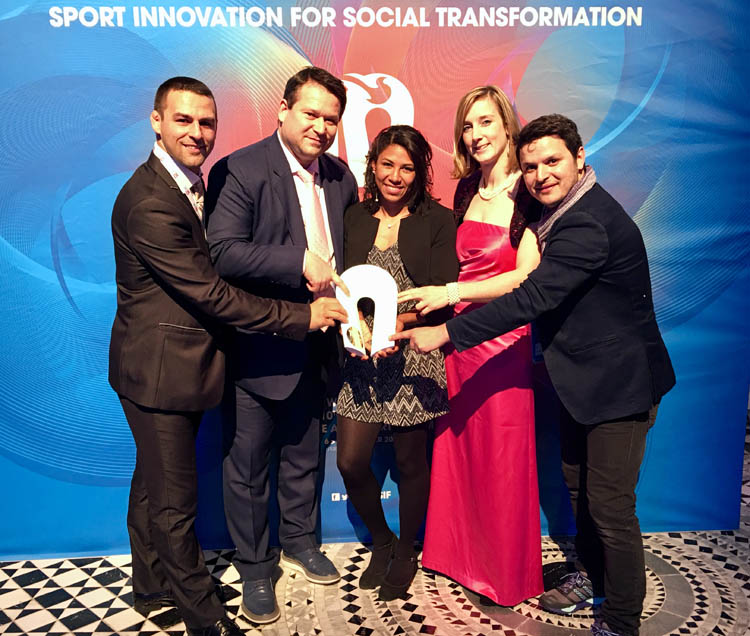 FIAS and Maria Guedez Foundation awarded by Peace & Sport