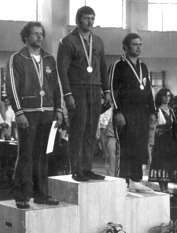 V.N.Rukhledev – the Deaf World Games Champion in freestyle wrestling. Yugoslavia, 1969