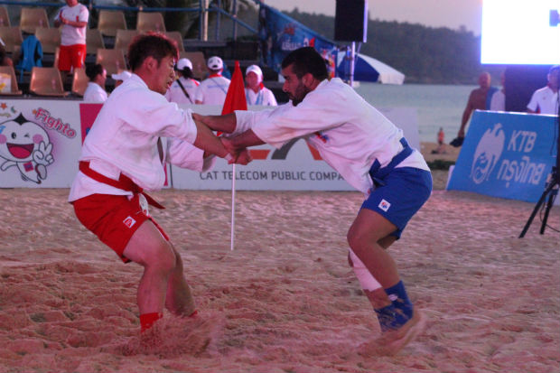 Первые самбистские медали Азиатских Пляжных Игр в Таиланде