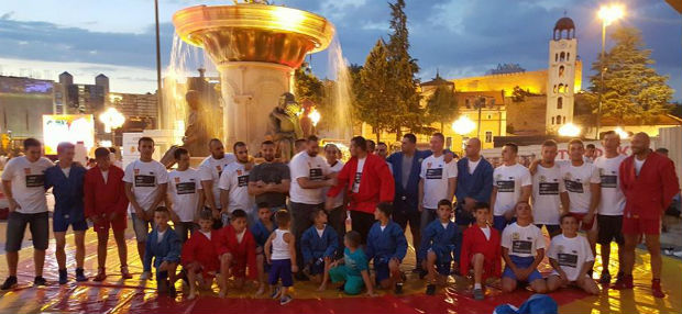 Macedonian Sambo in the European Open Day of Sport program