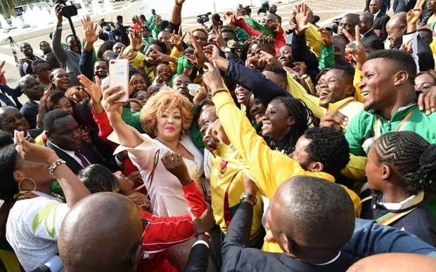 Камерунские самбисты на приеме у президента страны