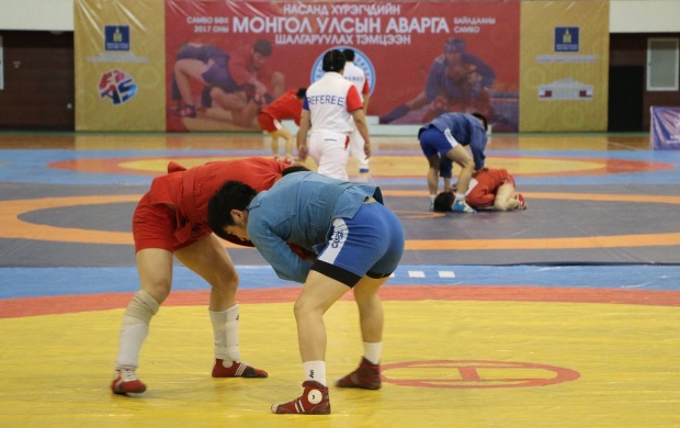 Чемпионат Монголии по самбо прошел в Улан-Баторе