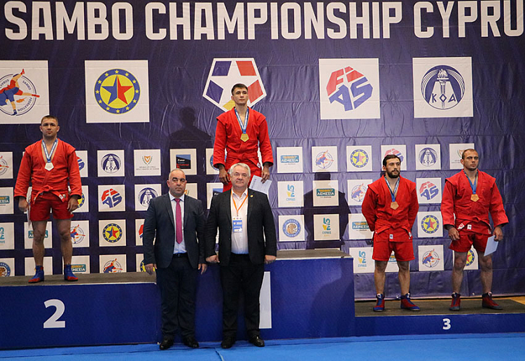 Winners of the 1st Day of the European SAMBO Championships 2025 in Limassol