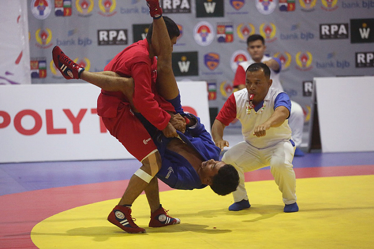 The Indonesian SAMBO Championship took place as part of the Indonesian Martial Arts Games