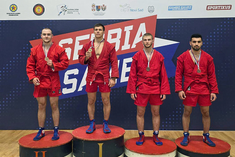 Results of Day 1 of the European Open Student SAMBO Cup
