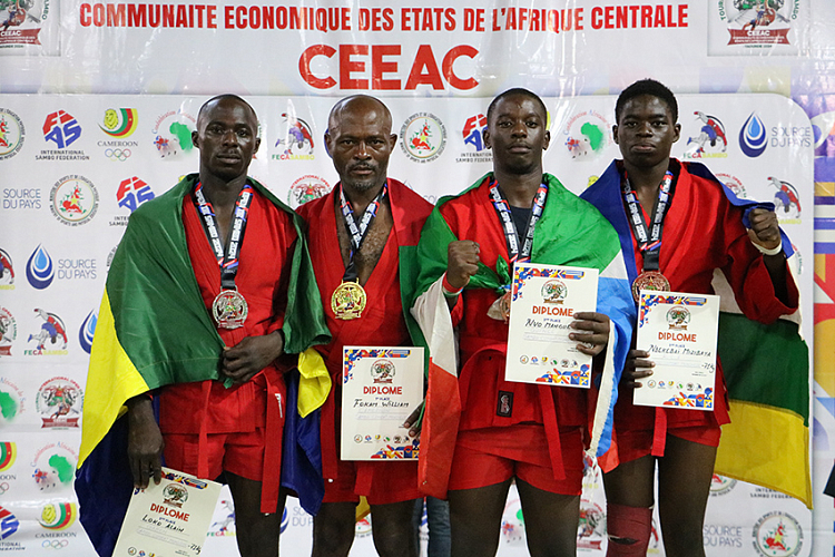 Winners of the ECCAS Open SAMBO International Tournament 2024