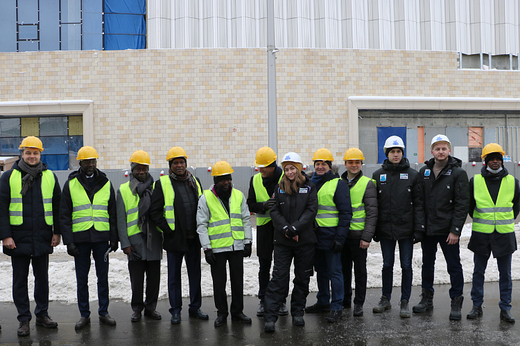 Delegation of Senegal visited the International SAMBO Center under construction in Luzhniki