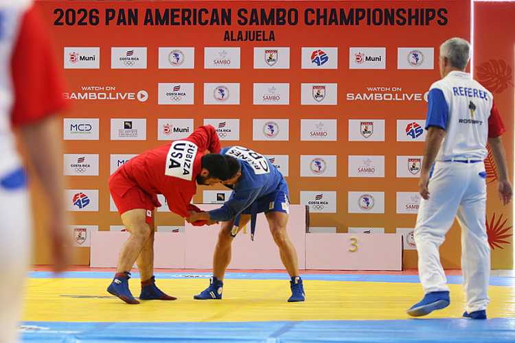 Draw of Day 2 of the Pan American SAMBO Championships 2026 in Costa Rica