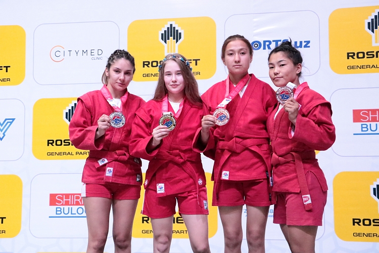 Winners of the 1st Day of the Youth and Junior World SAMBO Championships