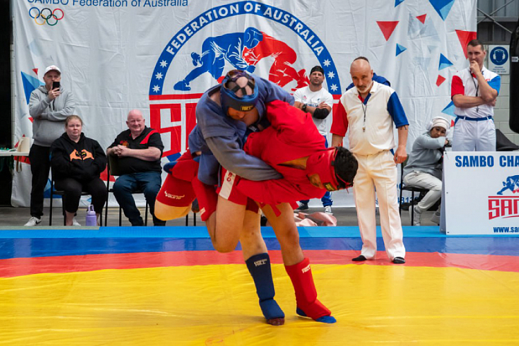 The Australian National SAMBO Tournament and training seminar were held in Melbourne